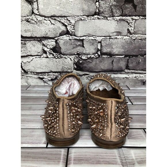Sam Edelman Rose Gold Adena Spike Studs Fabric Ballet Flats Women Sz 8M US/39EU - Picture 9 of 16